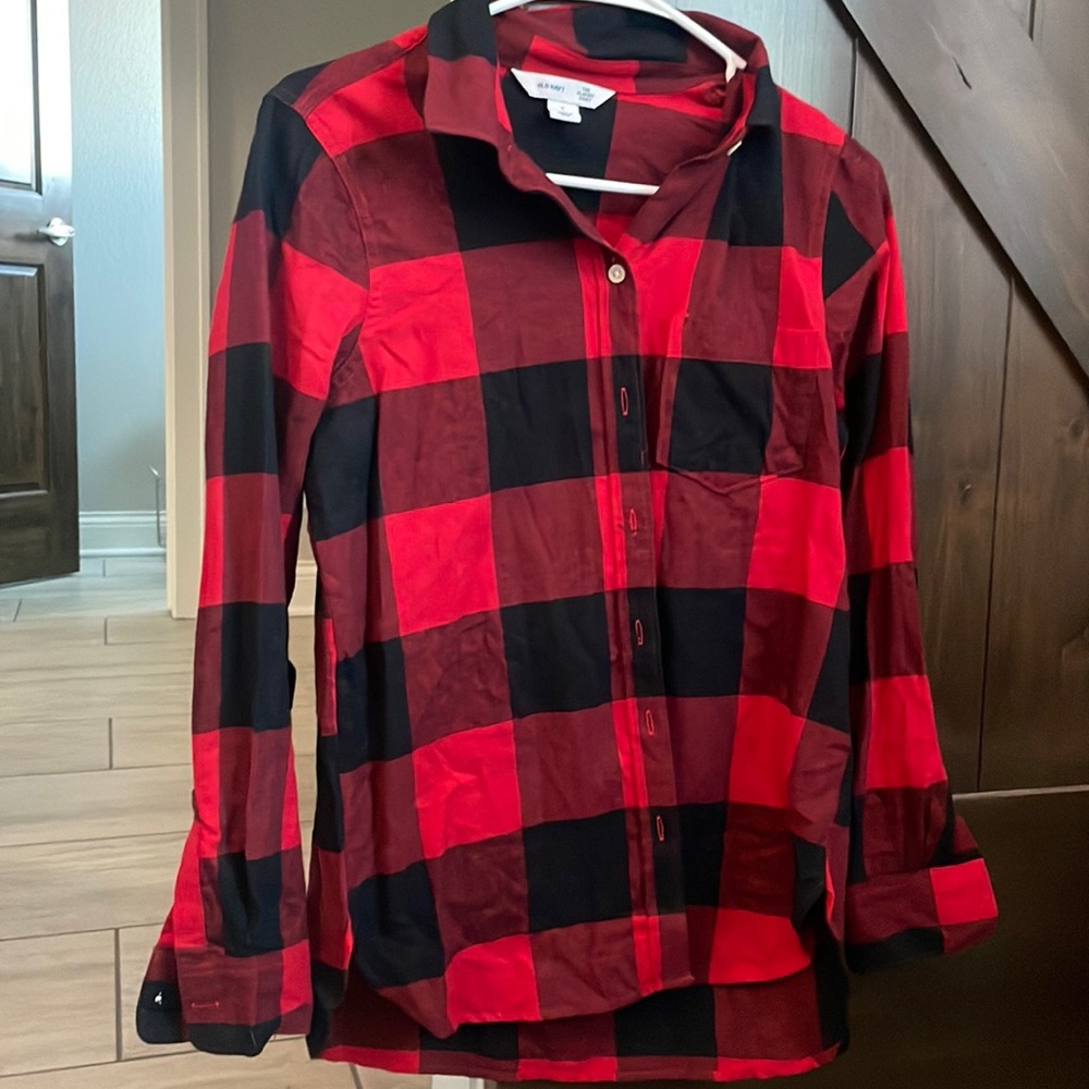 Like new red and black flannel